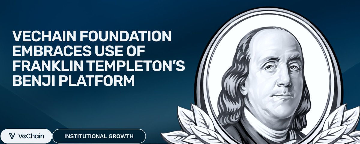 The VeChain Foundation is pleased to announce we recently became clients of Franklin Templeton, one of the world’s largest asset managers with over $1.7 trillion in assets under management. 

Our decision marks a significant development for the broader enterprise adoption of