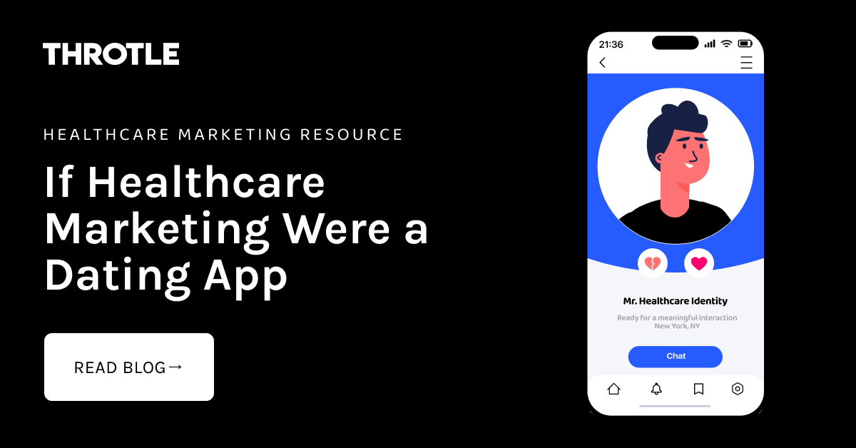 throtle_io's tweet photo. 💔 Healthcare marketing feeling like a bad dating app?

Identity resolution is your healthcare marketing matchmaker, connecting scattered data points into a single, verified identity.

Read the full blog → https://t.co/mAMifoTBvq https://t.co/5lyseKjewy