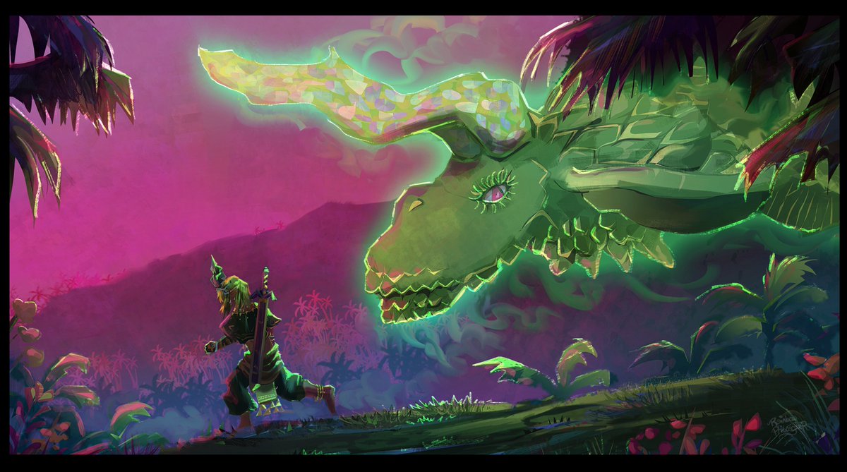 Rainbowphiloso1's tweet photo. Another Totk Dragon painting-this time it´s Farosh :)
Painted in Photoshop.
Swipe right to see the process.
#Zelda #tearsofthekingdom #legendofzelda #link #hero #tears #dragonarmor #dragon #lightning #farosh #faron #lightning #loz #palms https://t.co/cDxZd2RjbQ