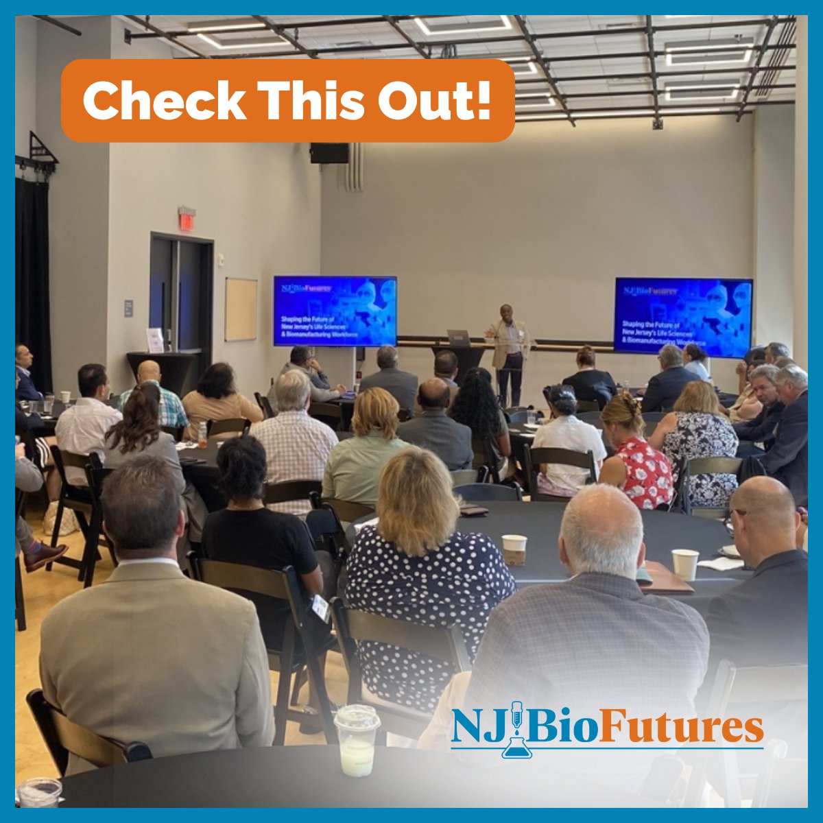 NJBioFutures (@njbiofutures) on Twitter photo 💡 NJBioFutures Spotlighted at HELIX-HINJ Knowledge & Networking Event!
Conrad Mercurius of <a href="/raritanvalleycc/">Raritan Valley CC</a> shared how NJBioFutures is building New Jersey’s life sciences and biomanufacturing talent pipeline—from classroom to career.
Thanks to <a href="/helixnj/">Helix</a>, <a href="/InnovationNJ/">Innovation NJ</a>, and HINJ 💡 NJBioFutures Spotlighted at HELIX-HINJ Knowledge & Networking Event!
Conrad Mercurius of <a href="/raritanvalleycc/">Raritan Valley CC</a> shared how NJBioFutures is building New Jersey’s life sciences and biomanufacturing talent pipeline—from classroom to career.
Thanks to <a href="/helixnj/">Helix</a>, <a href="/InnovationNJ/">Innovation NJ</a>, and HINJ