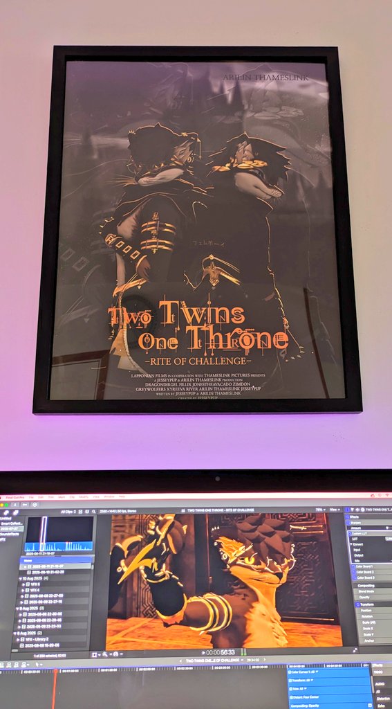 My poster arrived exactly on the date I finished our big film project Two Twins One Throne. It feels surreal that it's finished. Can't wait to show it to you on the 23rd. 💛