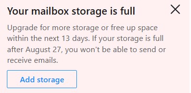 SummerSun414's tweet photo. @YahooNews You spring an insane storage reduction from 1TB down to 20MB on me, then won't allow me to empty the trash bin. I can't even ask why I can't empty it without upgrading my subscription. Isn't forcing me to remain over the limit unethical? Is it even legal? https://t.co/t2ZSbzqjqn