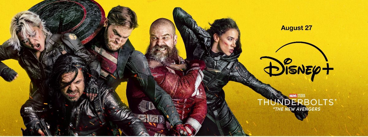 Marvel Studios’ Thunderbolts* will debut on Disney+ on August 27.