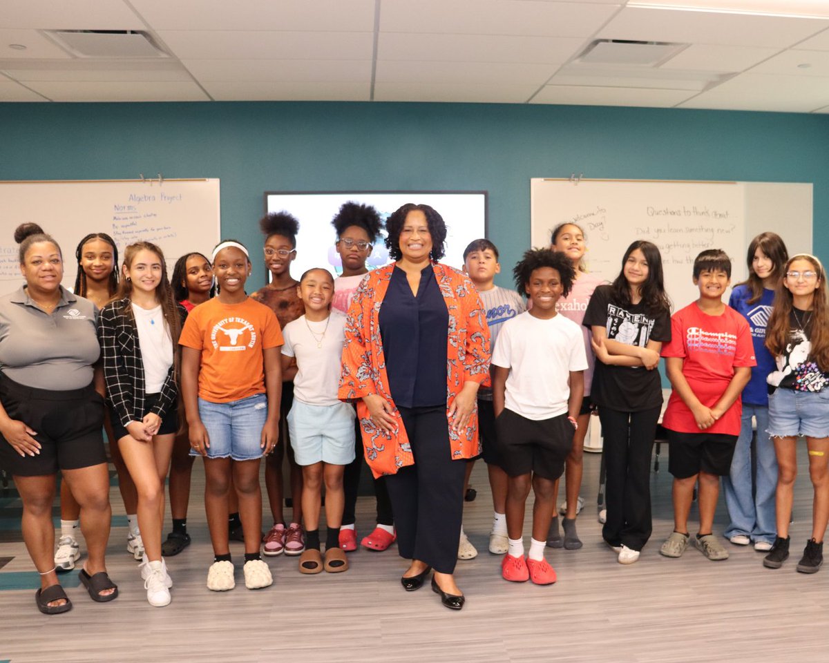 Boys & Girls Clubs of the Austin Area (@bgcaustin) on Twitter photo Manor Boys & Girls Summer Camp, 6th graders took on The Algebra Project—a 4-week, game-based learning program preparing Club members for long-term academic success.
Big thanks to <a href="/AlgebraProject2/">The Algebra Project, Inc.</a> for helping our youth build the skills they need for great futures! 🌟 Manor Boys & Girls Summer Camp, 6th graders took on The Algebra Project—a 4-week, game-based learning program preparing Club members for long-term academic success.
Big thanks to <a href="/AlgebraProject2/">The Algebra Project, Inc.</a> for helping our youth build the skills they need for great futures! 🌟