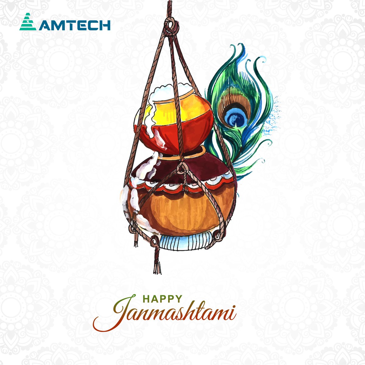 amtech_aeil's tweet image. As we celebrate the birth of Lord Krishna - the symbol of wisdom, compassion, and playful spirit — may this Janmashtami inspire us to lead with purpose, embrace challenges with courage, and find joy in every moment.

Happy Janmashtami.

#Janmashtami2025 #TogetherWeGrow #Amtech
