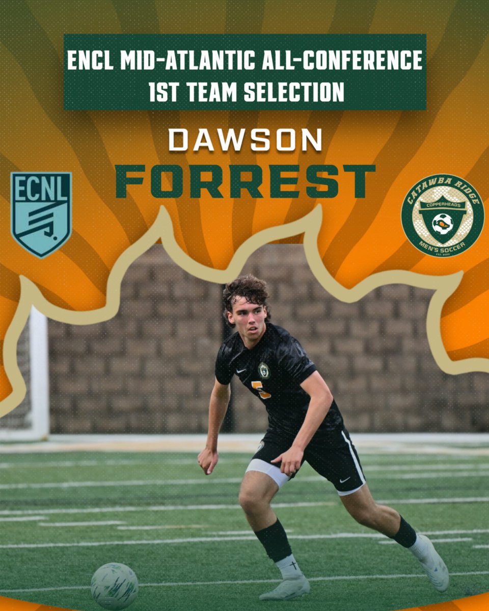 crhs_menssoccer's tweet photo. Congratulations to our Capitan, Dawson Forrest, for being selected as All Conference 1st Team for the Mid-Atlantic ENCL region.

This is a well earned recognition for this young man! https://t.co/TABVAA8zy3