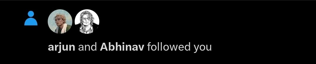 Look who just followed me