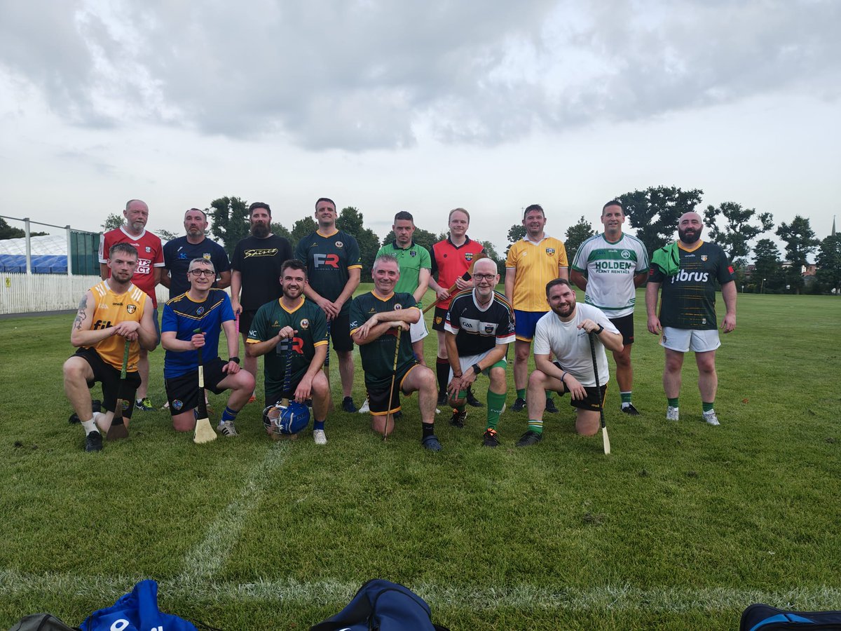 It was a warm one but there was some fantastic hurling in the park last night. A few new faces, any new faces are welcome anytime.  Back out on Sunday morning for anyone who is interested