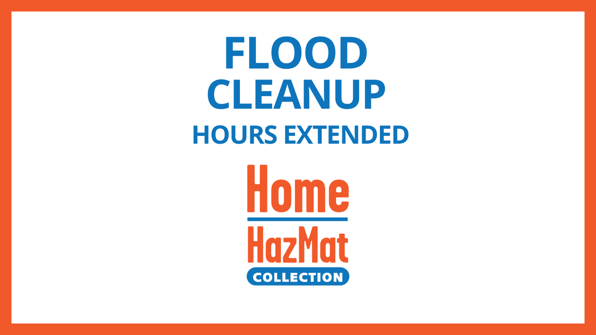 Starting August 14 through August 17, all MMSD Home HazMat collection centers will be open to accommodate any Milwaukee County residents cleaning up from the historic rainfall that occurred over the weekend. All drop-off centers will revert back to normal hours of operation