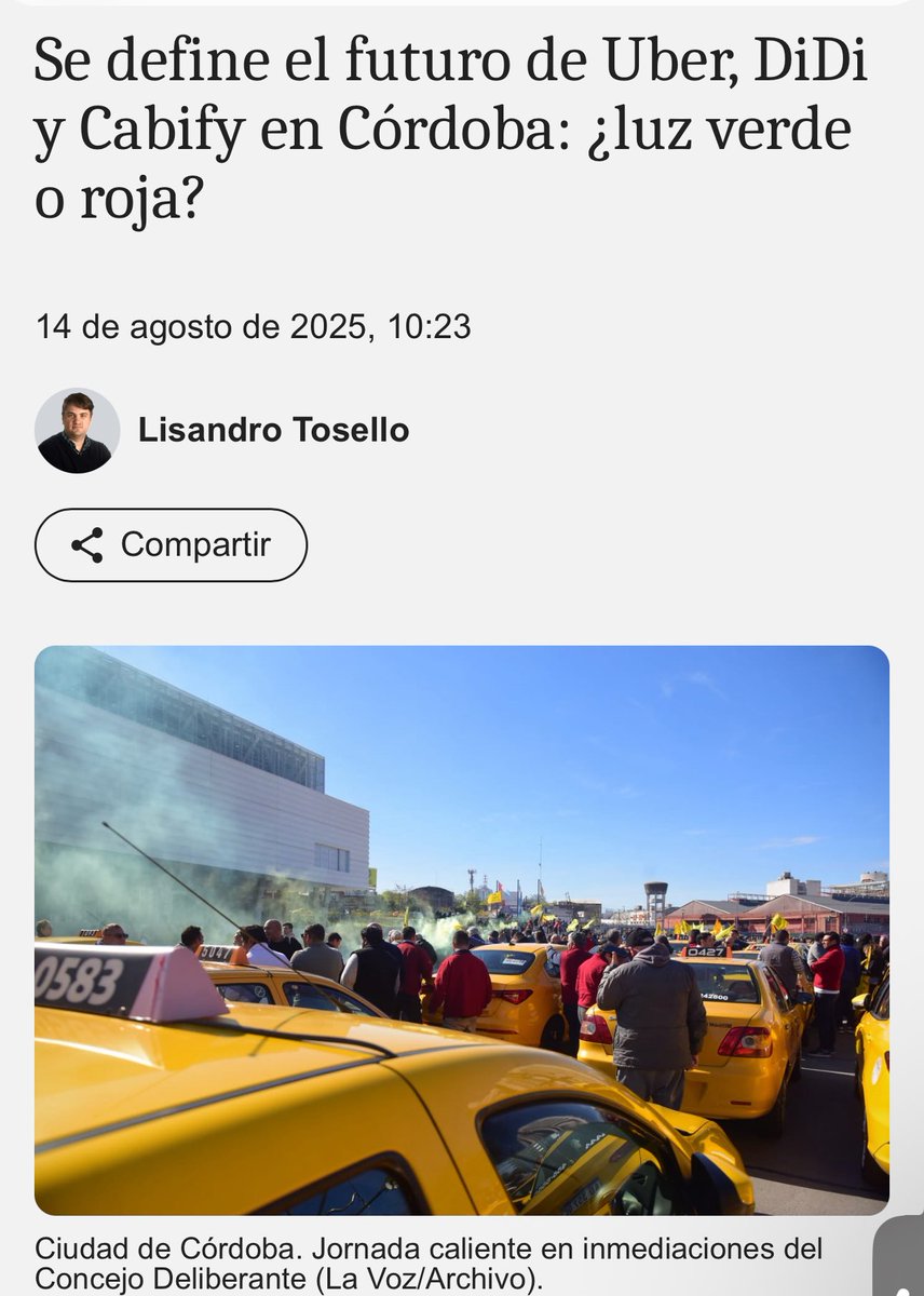 SpaccesiAgustin's tweet image. Hoy el Consejo Deliberante de  la Municipalidad de #Córdoba le intentará dar muerte al servicio de #transporte por #aplicaciones que eligió la gente.

No van a poder. 

Los que en 6 años no pudieron licitar y garantizar que los #ómnibus funcionen como deben quieren explicarle a…