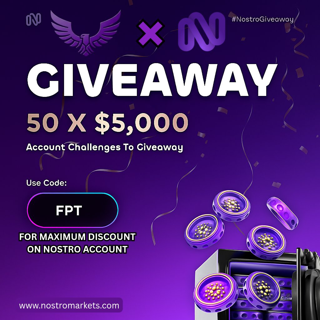 kaitofxfpt's tweet photo. 🚨50 X $5,000 FUNDED GIVEAWAY🚨

Steps To Participate - 

1. Follow 
@OfficialNostro
@kaitofxfpt
@theforextraderz

2. Open Link And Complete The Task And Send Screenshot In Comment : 
https://t.co/wMrk9wvX2z

3. Like, repost and tag 3 Friend. https://t.co/3519UA60s3
