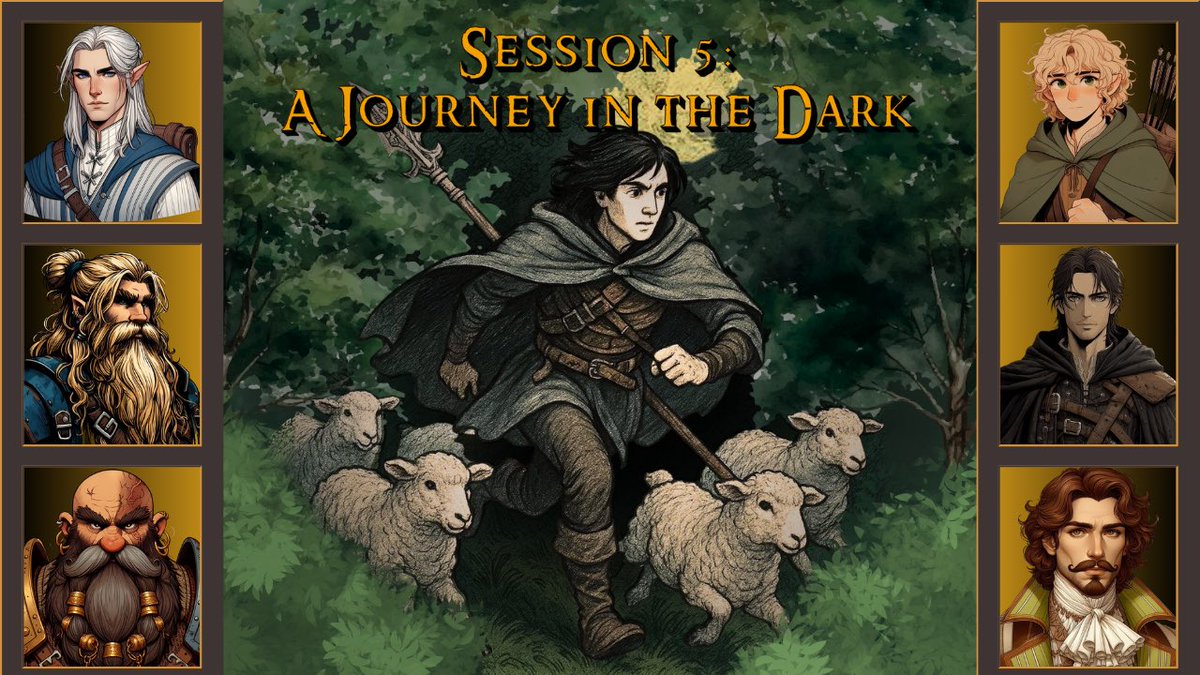 Our Lord of the Rings RPG adventure continues with a Journey in the Dark | LOTR RPG session 5! 
youtu.be/wukUqHJP1VU