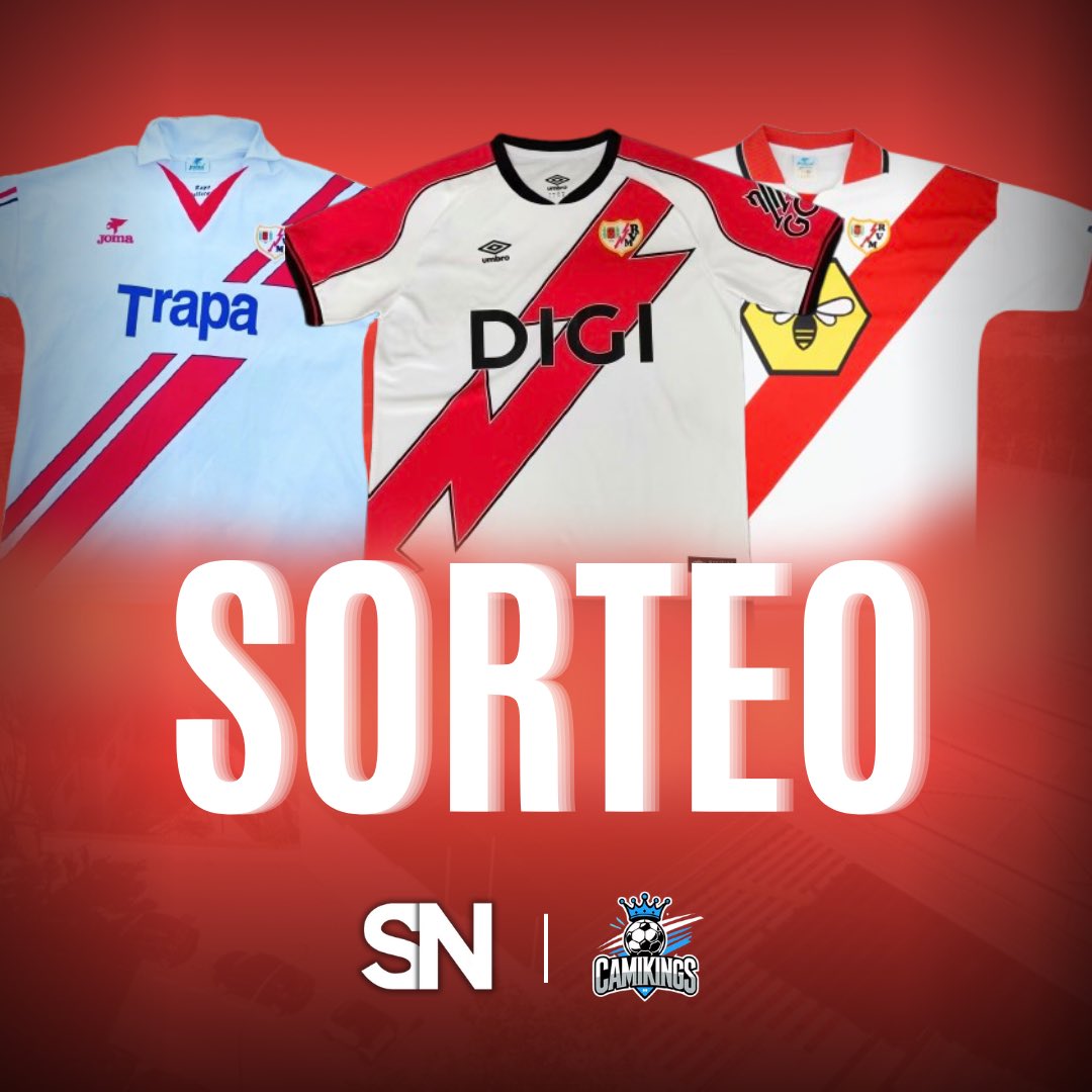 𝐒𝐞𝐫𝐠𝐢𝐨 𝐍𝐚𝐯𝐚 (@sergionavad) on Twitter photo 👕⚡️ ¡SORTEO RAYO VALLECANO!
Arranca LaLiga y junto a CamiKings.es regalamos una camiseta a elegir del Rayo.
👉 RT
👉 Sigue a <a href="/SergioNavaD/">𝐒𝐞𝐫𝐠𝐢𝐨 𝐍𝐚𝐯𝐚</a> y CamiKings en Instagram
👉 Menciona a un amigo
⏳ Finaliza el viernes 22 de agosto a las 21:00.
😉🍀 ¡Mucha suerte a todos! 👕⚡️ ¡SORTEO RAYO VALLECANO!
Arranca LaLiga y junto a CamiKings.es regalamos una camiseta a elegir del Rayo.
👉 RT
👉 Sigue a <a href="/SergioNavaD/">𝐒𝐞𝐫𝐠𝐢𝐨 𝐍𝐚𝐯𝐚</a> y CamiKings en Instagram
👉 Menciona a un amigo
⏳ Finaliza el viernes 22 de agosto a las 21:00.
😉🍀 ¡Mucha suerte a todos!