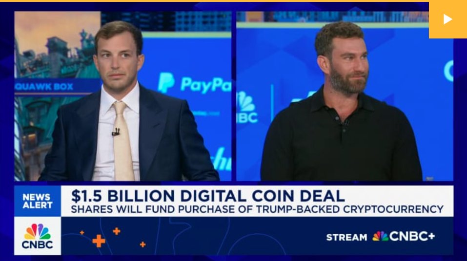 ALTS (@alt5_sigma) on Twitter photo π ICYMI: On August 12, <a href="/ZachWitkoff/">Zach Witkoff</a> (<a href="/worldlibertyfi/">WLFI</a> Co-Founder & CEO, <a href="/ALT5_Sigma/">ALTS</a> Chairman) and <a href="/zakfolkman/">Zak Folkman</a> (WLFI Co-Founder & COO, ALT5 Sigma Board Observer) joined <a href="/CNBC/">CNBC</a> #SquawkBox to discuss our $1.5B partnership, the economics of $USD1, the future of stablecoins, and more. π ICYMI: On August 12, <a href="/ZachWitkoff/">Zach Witkoff</a> (<a href="/worldlibertyfi/">WLFI</a> Co-Founder & CEO, <a href="/ALT5_Sigma/">ALTS</a> Chairman) and <a href="/zakfolkman/">Zak Folkman</a> (WLFI Co-Founder & COO, ALT5 Sigma Board Observer) joined <a href="/CNBC/">CNBC</a> #SquawkBox to discuss our $1.5B partnership, the economics of $USD1, the future of stablecoins, and more.