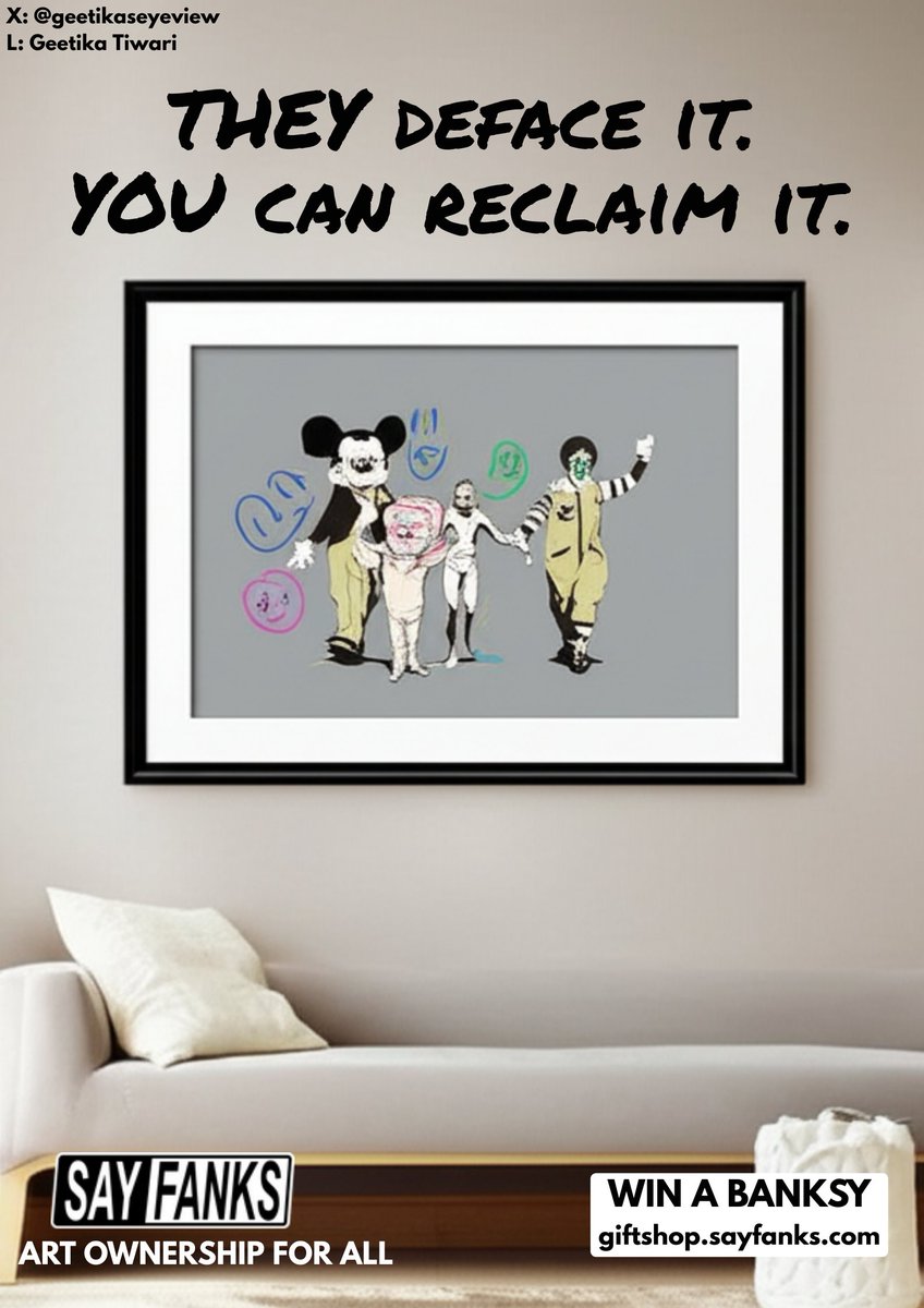 Entry #3 for
<a href="/OneMinuteBriefs/">One Minute Briefs ⏱️</a> 
#SayFanksBanksy giftshop.sayfanks.com