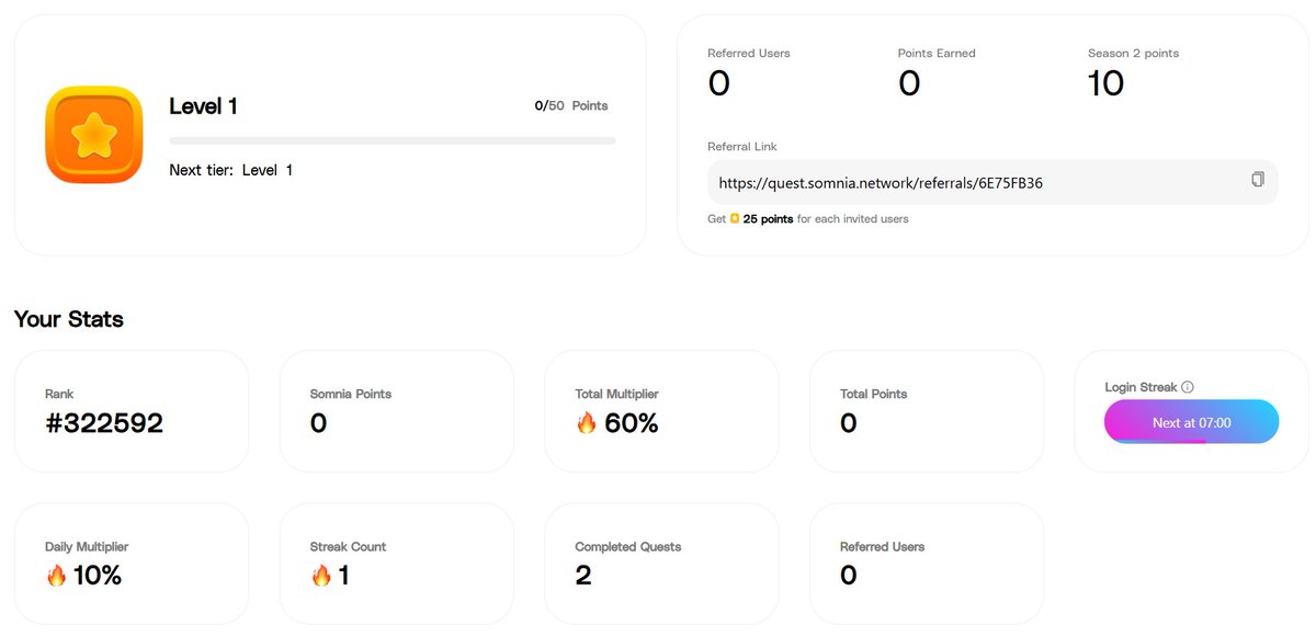hmmm what's wrong with the <a href="/Somnia_Network/">Somnia</a> quest website, it's like starting from the beginning again👀