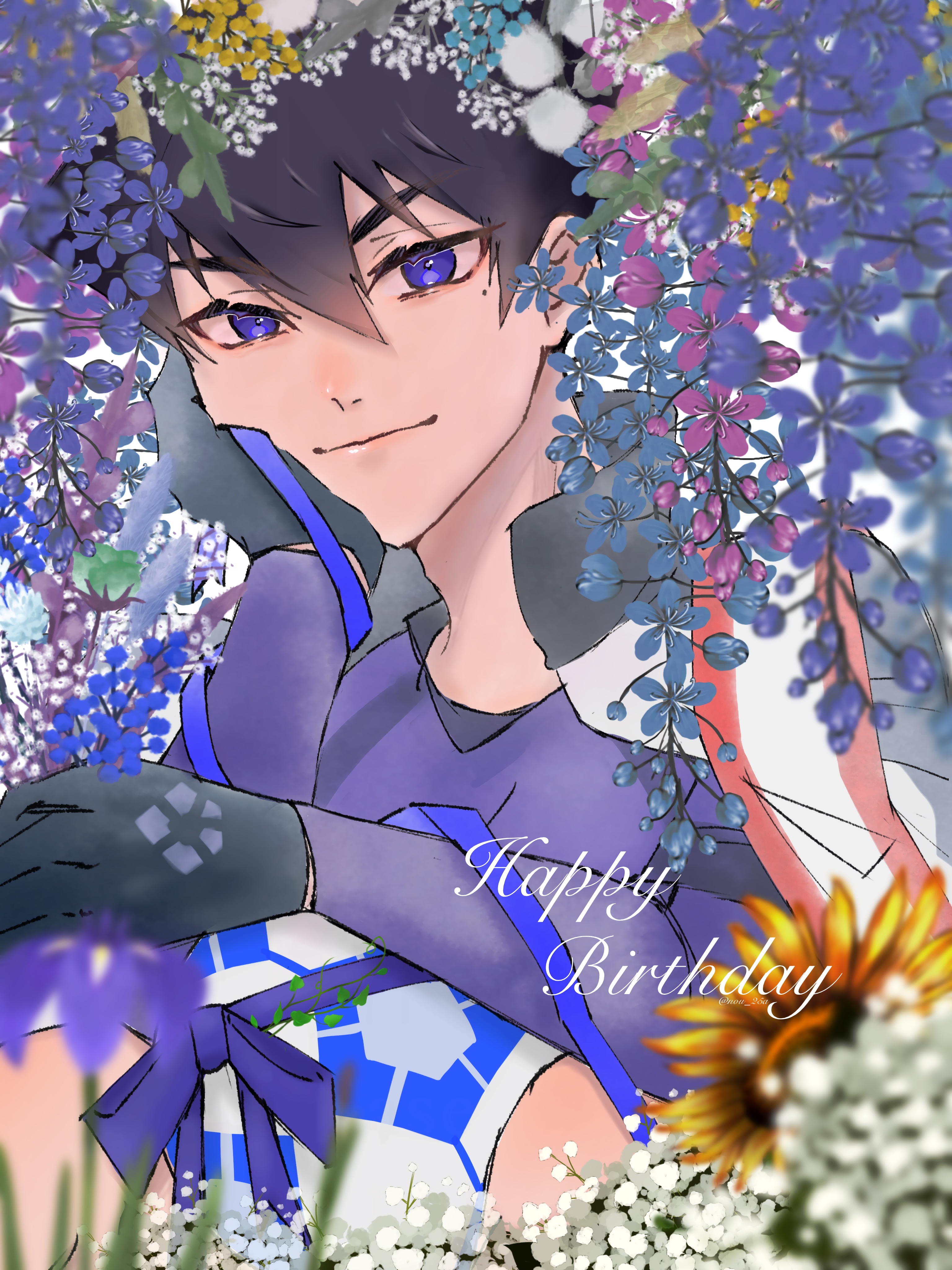 紫虎⁠✧様　　赤髪 いち on Twitter
