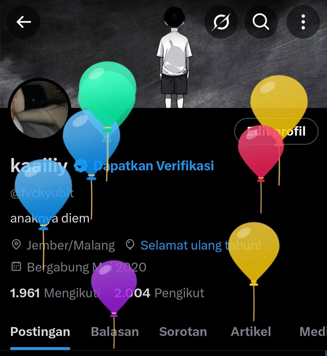 fvckyubit's tweet photo. anjay dapet balon https://t.co/0go9qB4nmK