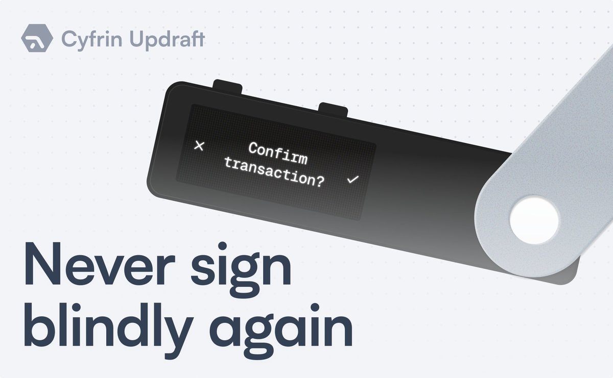 Millions lost. Trust broken. 🙅

And all it took was one “sign” of an unverified transaction.

The Qualified Web3 Signer Certification ensures your team:

- Can decode transaction calldata
- Knows how to use a @Safe multi-sig wallet
- Always verifies before signing

👇