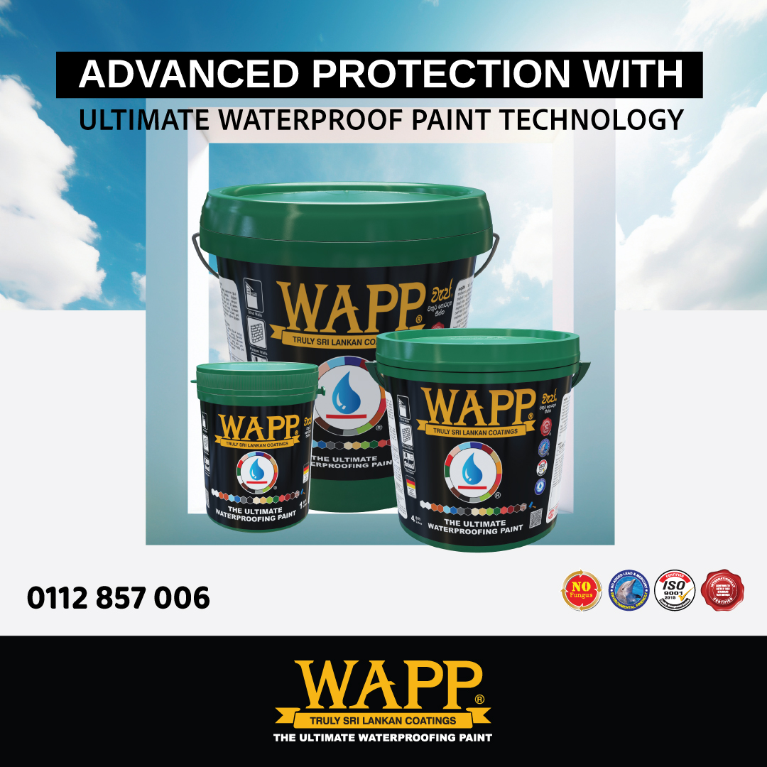 WappPaint's tweet image. WAPP Provides Advanced Waterproofing Protection for Your Building... 🤩
#AdvancedWaterproofing #protection #wapp #waterproofingpaint #Waterproofing #exteriorcoating #waterproofingpaintsrilanka #waterproofingsrilanka #wappwaterproof #wappsrilanka #wappwaterproofing