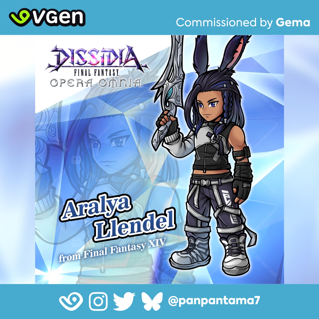 panpantama7's tweet photo. ✦✦ Comms Done! ✦✦
from Gema, THANKYOUU!
[🔁🩷 is very appreciated] 

AUGUST SALE 10% OFF for all comms types on VGen!

#commissionsopen #VGenComm #VGen #opencommissions #artmoots #Vtuber #DissidiaFFOO #DFF_OO #FFXIV https://t.co/Kcg82T55CO