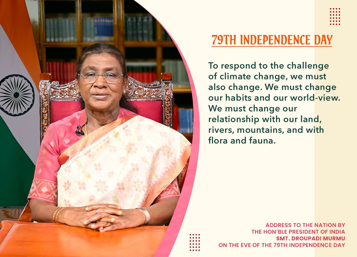 To respond to the challenge of climate change, we must also change. We must change our habits and our world-view.