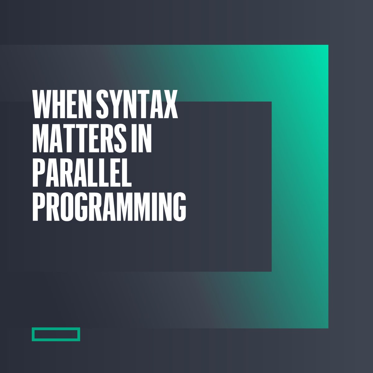 HPE Developer Community (@hpe_developer) on Twitter photo Continue exploring parallel programming language myths in Part 4 of the <a href="/ChapelLanguage/">Chapel Language</a> blog series. In this post, delve deep into syntax and what aspects of it really matter to programmers. #HPEDEV hpe.to/6019fUOnd Continue exploring parallel programming language myths in Part 4 of the <a href="/ChapelLanguage/">Chapel Language</a> blog series. In this post, delve deep into syntax and what aspects of it really matter to programmers. #HPEDEV hpe.to/6019fUOnd