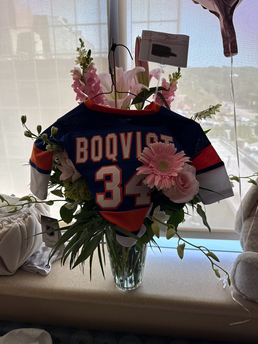 Adam Boqvist (@boqvistadam) on Twitter photo Clara Boqvist. Welcome❤️ love my girls
<a href="/NYIslanders/">New York Islanders</a> thanks for the flowers and the jersey 🙏❤️ Clara Boqvist. Welcome❤️ love my girls
<a href="/NYIslanders/">New York Islanders</a> thanks for the flowers and the jersey 🙏❤️