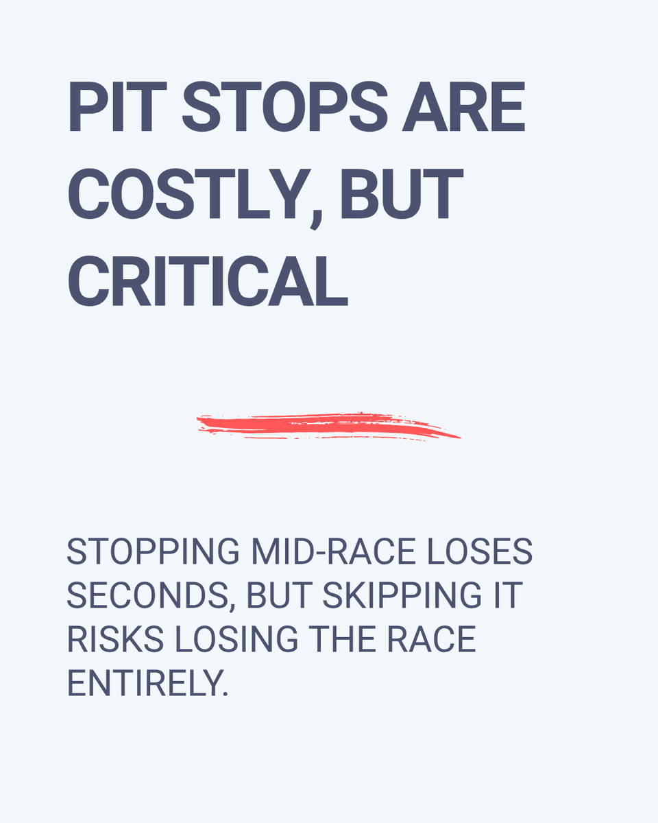 realDannyAcuna's tweet photo. Your business is an F1 car.
You can’t set strategy once a year and hope it holds.
Monitor constantly. Adjust when the data demands it.
Pit stops cost time but skipping them costs the race.
Make data-driven moves.

#BusinessStrategy #OrganizationalAgility #Leadership #Innovation https://t.co/tmZEerQDT6
