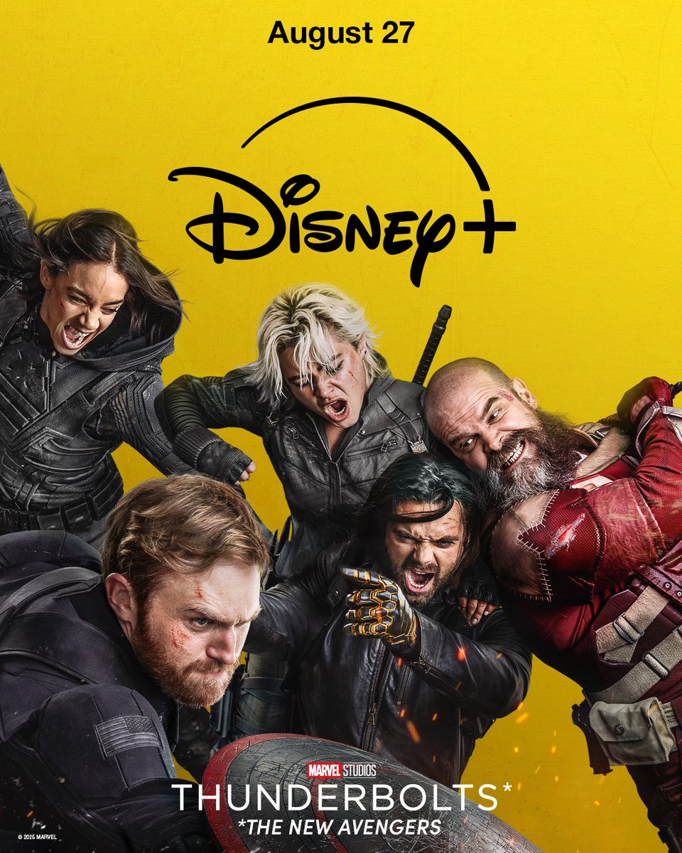 LeQGdesSupers's tweet photo. ‘#Thunderbolts*’ sortira le 27 août sur Disney+.

Sauf en France 🇫🇷 https://t.co/wwPznI3YW4