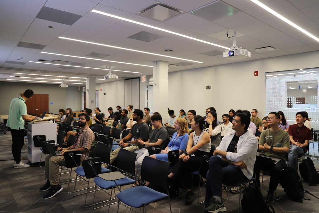 Day 2 of TTIC’s Incentives for Collaborative Learning and Data Sharing workshop is in full swing! The 2025 Summer Workshop Program is keeping our halls buzzing with ideas, collaboration, &amp; energy. View our upcoming workshops on #ML, #algorithms, &amp; more: buff.ly/sGgFT9I
