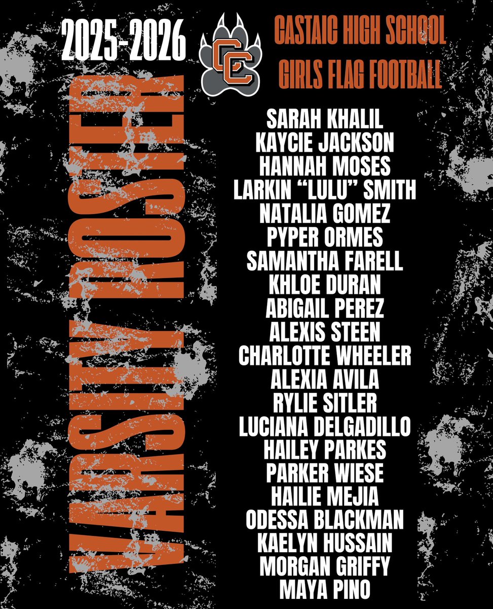 2025-26 Varsity Roster Alert!!!🚨