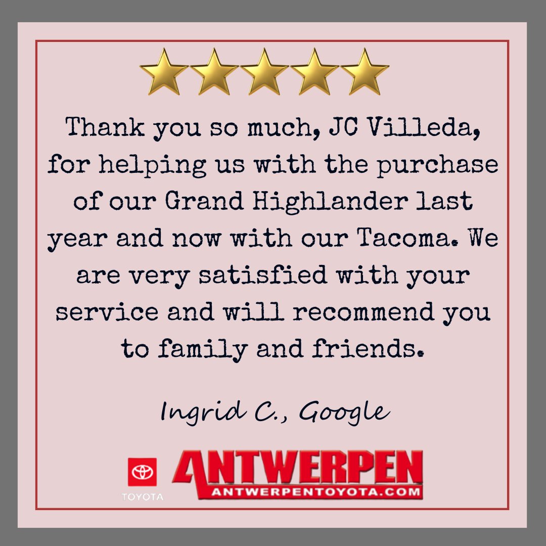 AntwerpenTS's tweet photo. Thank you, Ingrid. We’re glad our team could help with both your purchases. We appreciate your continued trust and support. https://t.co/dK8tubixMn