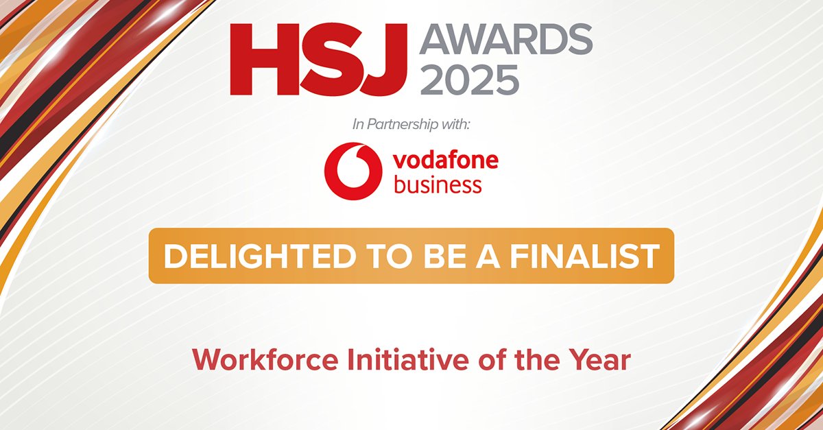 The news is in...HSJ Awards! We're buzzing with excitement to
announce that we have made the shortlist for the HSJ Awards 2025 with Royal Papworth Hospital NHS Foundation Trust! 

We can't wait to celebrate with everyone at the awards ceremony! 🎉 

#HSJAwards #RoyalPapworth