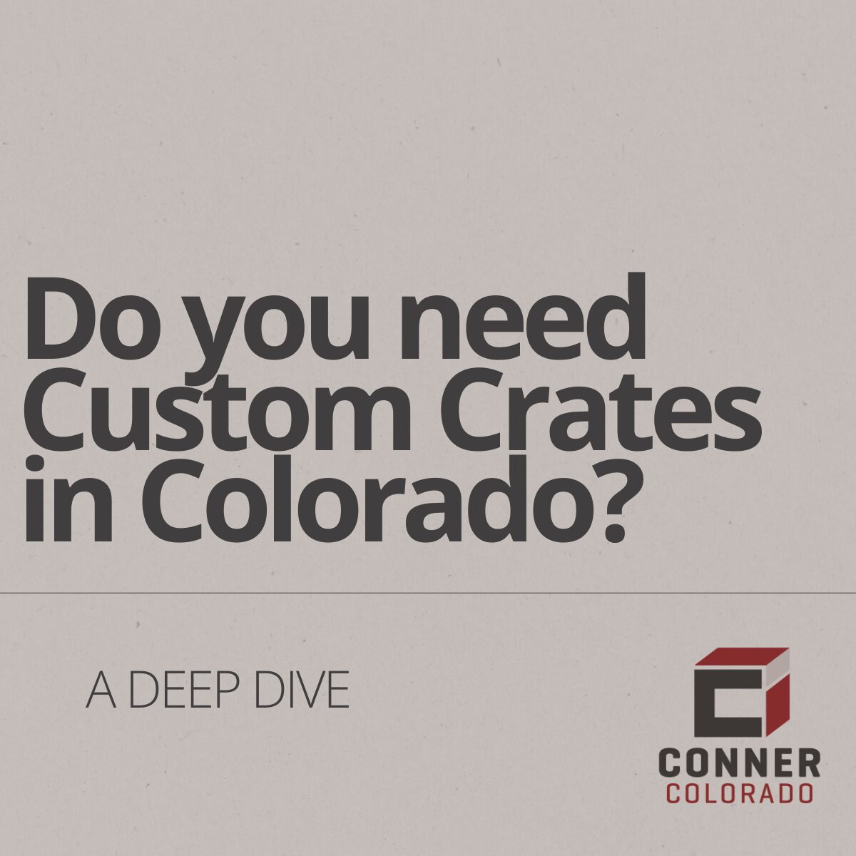 Do you *need* custom container crates in Colorado? 

Here, we take a deep dive into this question: conner-colorado.com/custom-contain…