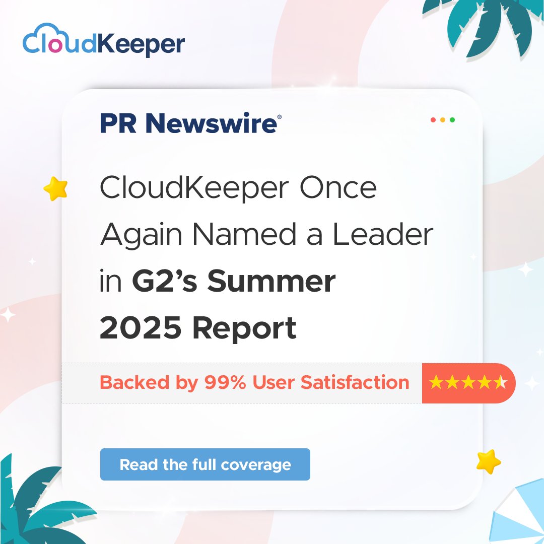Ranked #1 for support, pricing, and ease of admin - and in the top 3 across 25+ categories, CloudKeeper’s G2 Global Leader title speaks volumes about the trust and results we deliver.

Read the full story here ⬇️

prnewswire.com/news-releases/…

#G2Leader #CustomerSupport #Cloud #DevOps