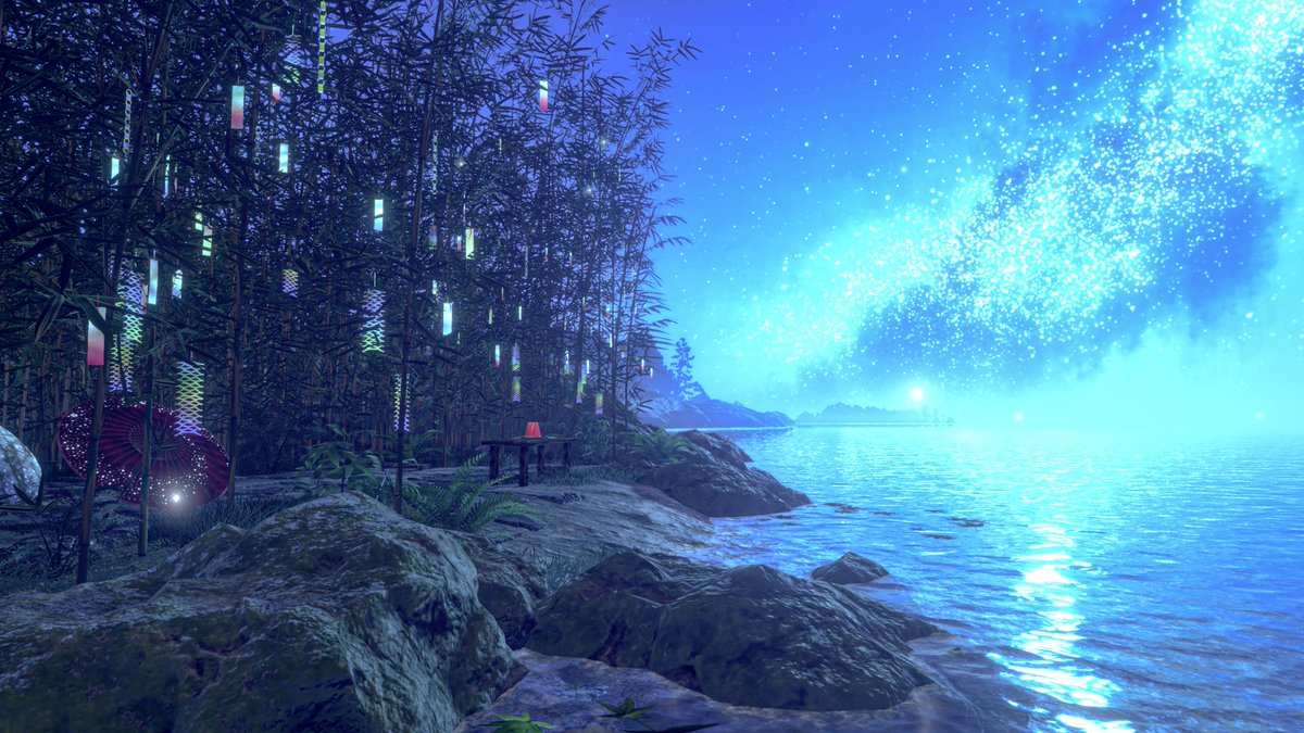 RedPanda_VRC's tweet photo. World: 星今宵
Author: しーの／T_Shiino
Link: https://t.co/hXLUwN0JOb

#VRChat #VRChatPhotography #VRChat_world紹介 https://t.co/vjuDEo0eAs