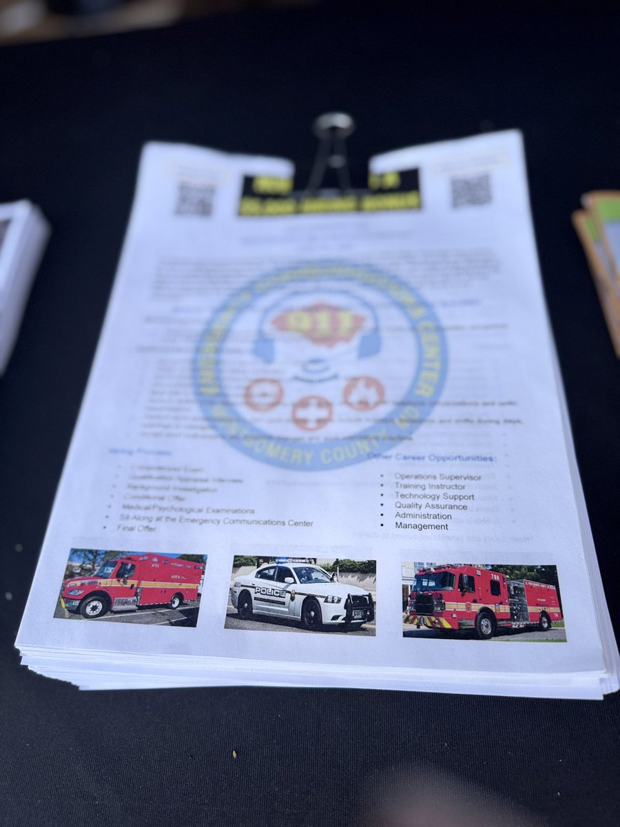 6D Commander (@mcpd6dcommander) on Twitter photo HAPPENING NOW: It’s Thursday at the <a href="/MOCOFAIR/">Mont. Co. Ag. Fair</a>! Reminder, we have a $20,000 sign-on bonus for Police Candidates and $5,000 sign-on bonus for 911 Emergency Call Takers and Dispatchers. Come meet Operations Manager Graves for more information!
#MCPD #MCPnews <a href="/MontVillageMD/">Montgomery Village</a> #MCPD6D HAPPENING NOW: It’s Thursday at the <a href="/MOCOFAIR/">Mont. Co. Ag. Fair</a>! Reminder, we have a $20,000 sign-on bonus for Police Candidates and $5,000 sign-on bonus for 911 Emergency Call Takers and Dispatchers. Come meet Operations Manager Graves for more information!
#MCPD #MCPnews <a href="/MontVillageMD/">Montgomery Village</a> #MCPD6D