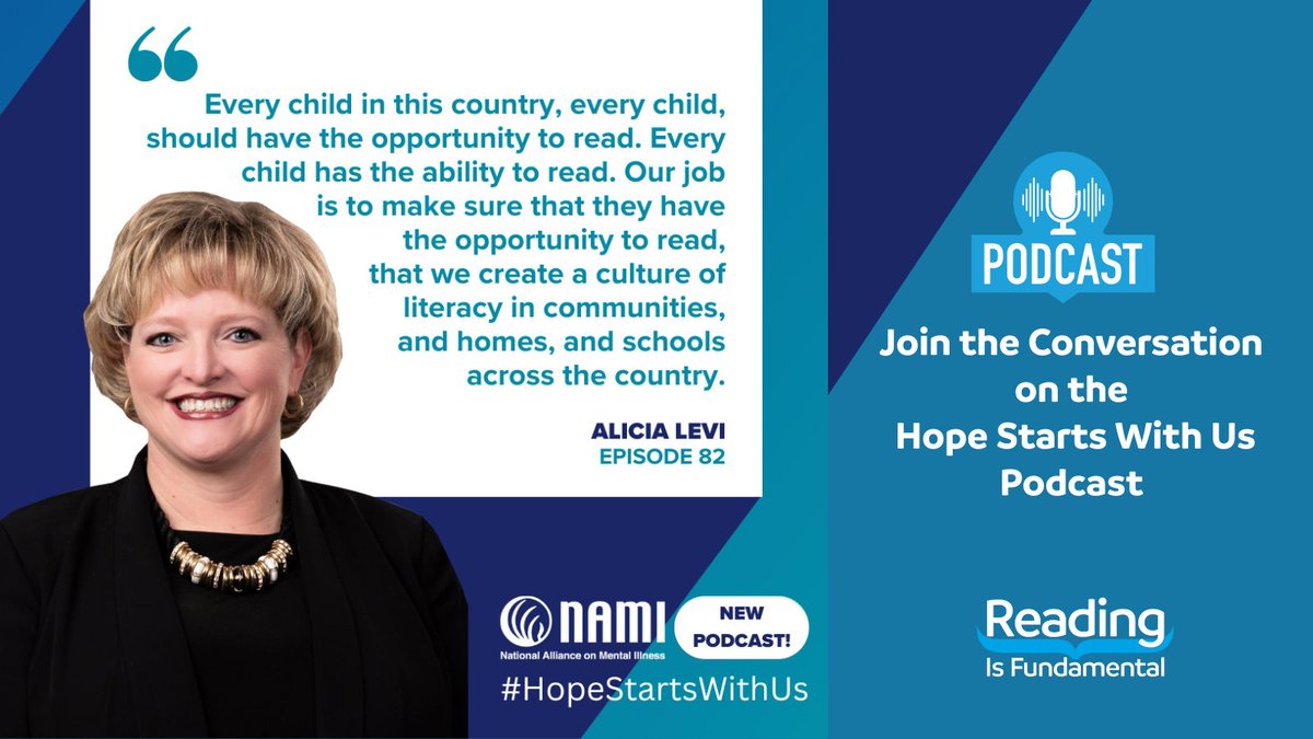Reading Is Fundamental (@rifweb) on Twitter photo Brought together by a shared partnership with <a href="/Macys/">Macy's</a>, the leaders of #RIF & @NAMIcommunicate explore how their missions align. Listen to the Hope Starts With Us #podcast for a discussion about childhood literacy & mental well-being. bit.ly/4mAlCRc #UntilEveryChildReads Brought together by a shared partnership with <a href="/Macys/">Macy's</a>, the leaders of #RIF & @NAMIcommunicate explore how their missions align. Listen to the Hope Starts With Us #podcast for a discussion about childhood literacy & mental well-being. bit.ly/4mAlCRc #UntilEveryChildReads