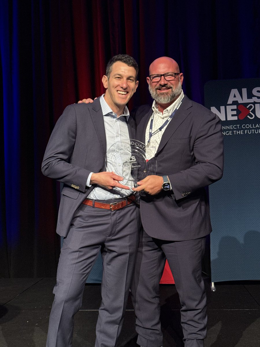CoyaTx's tweet image. We are thrilled to share that our very own Daniel Barvin, VP of Operations and Patient Advocacy, has been honored with the ALS Hero Award at this year’s #ALSNexus! 

This award recognizes individuals making a profound impact on the ALS community, and Daniel does just that every…