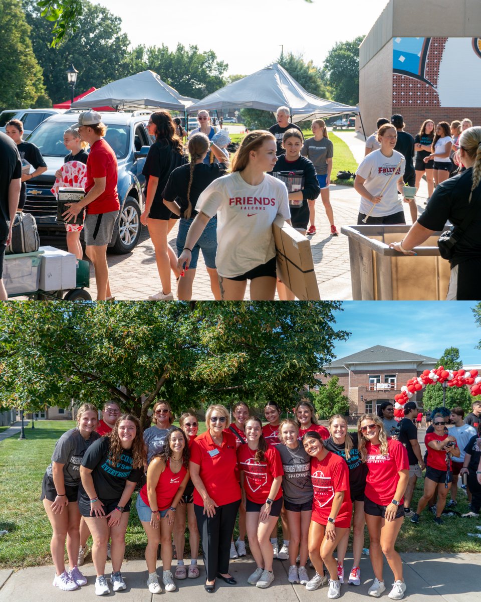 FriendsU's tweet image. Just a few snaps from Move-In Day this morning!! 📦🦅 We are so glad you're here! Tag yourself and friends in the comments 🤩 #MyFriendsU #MoveInDay #FallSemesterStart