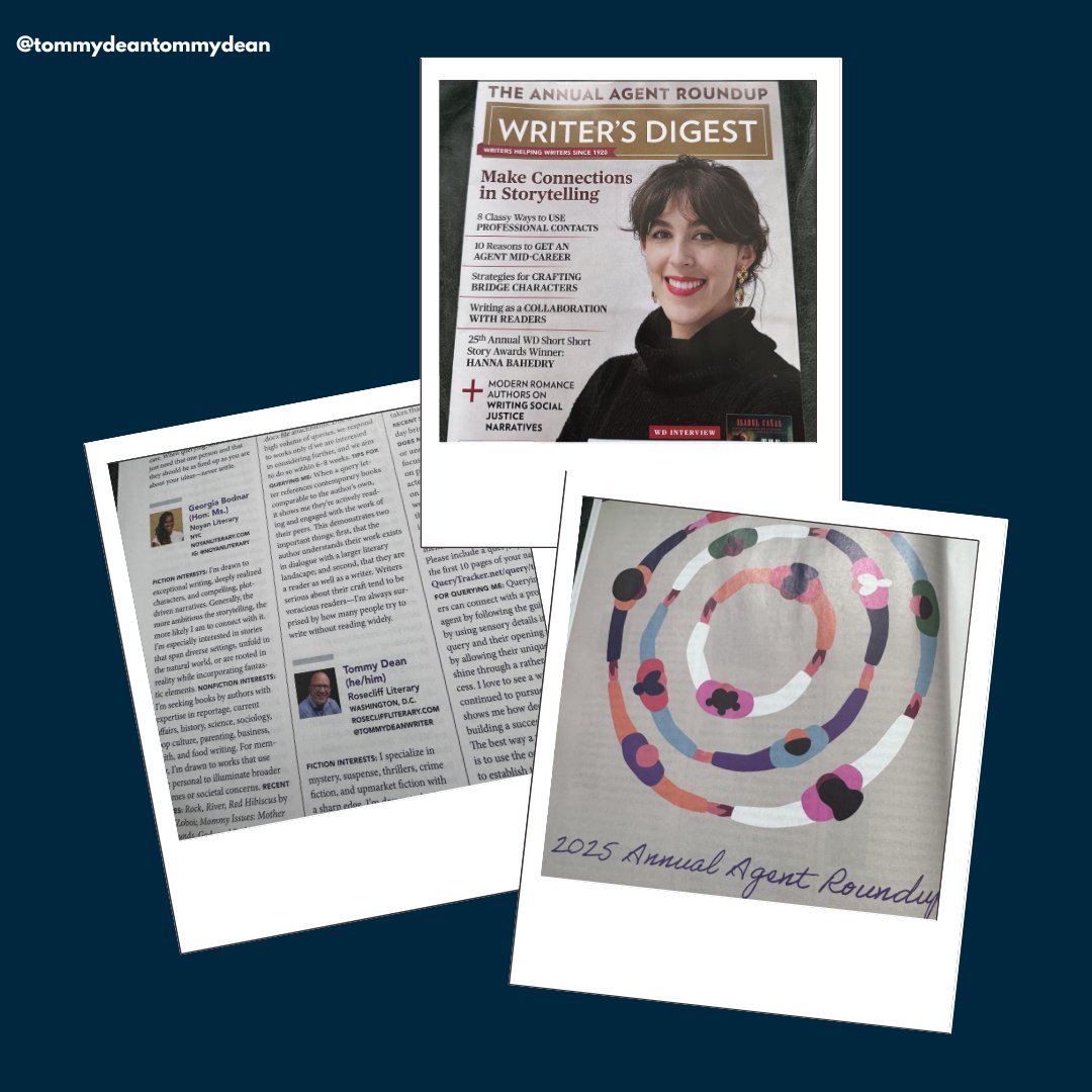 Tommy Dean (is open to queries) (@tommydeanwriter) on Twitter photo My first time being in an issue of <a href="/WritersDigest/">Writer's Digest</a> . If you're interested in sending me a pitch for your manuscript, this has some great information! My first time being in an issue of <a href="/WritersDigest/">Writer's Digest</a> . If you're interested in sending me a pitch for your manuscript, this has some great information!