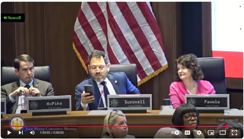 Video: Dems Push Back Hard Against the Budget &amp; Economic Nonsense, Distortions, Lies Spewed Out by Youngkin &amp; His Finance Secretary (e.g., <a href="/ssurovell/">Senator Scott Surovell - ssurovell.bsky.social</a> pointed out that Youngkin falsely "said a million times...nobody's [going to be] thrown off of Medicaid")  bluevirginia.us/2025/08/video-…