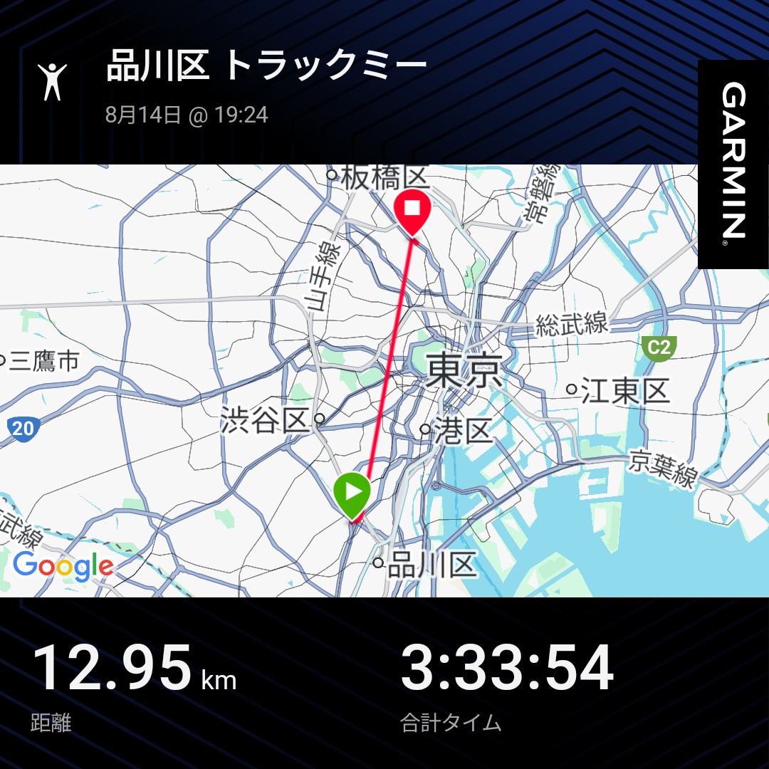 chachagogo24's tweet photo. お仕事終わり🍻ごっつあんです〜
#garmin #trackme https://t.co/fl4a9sYjq7