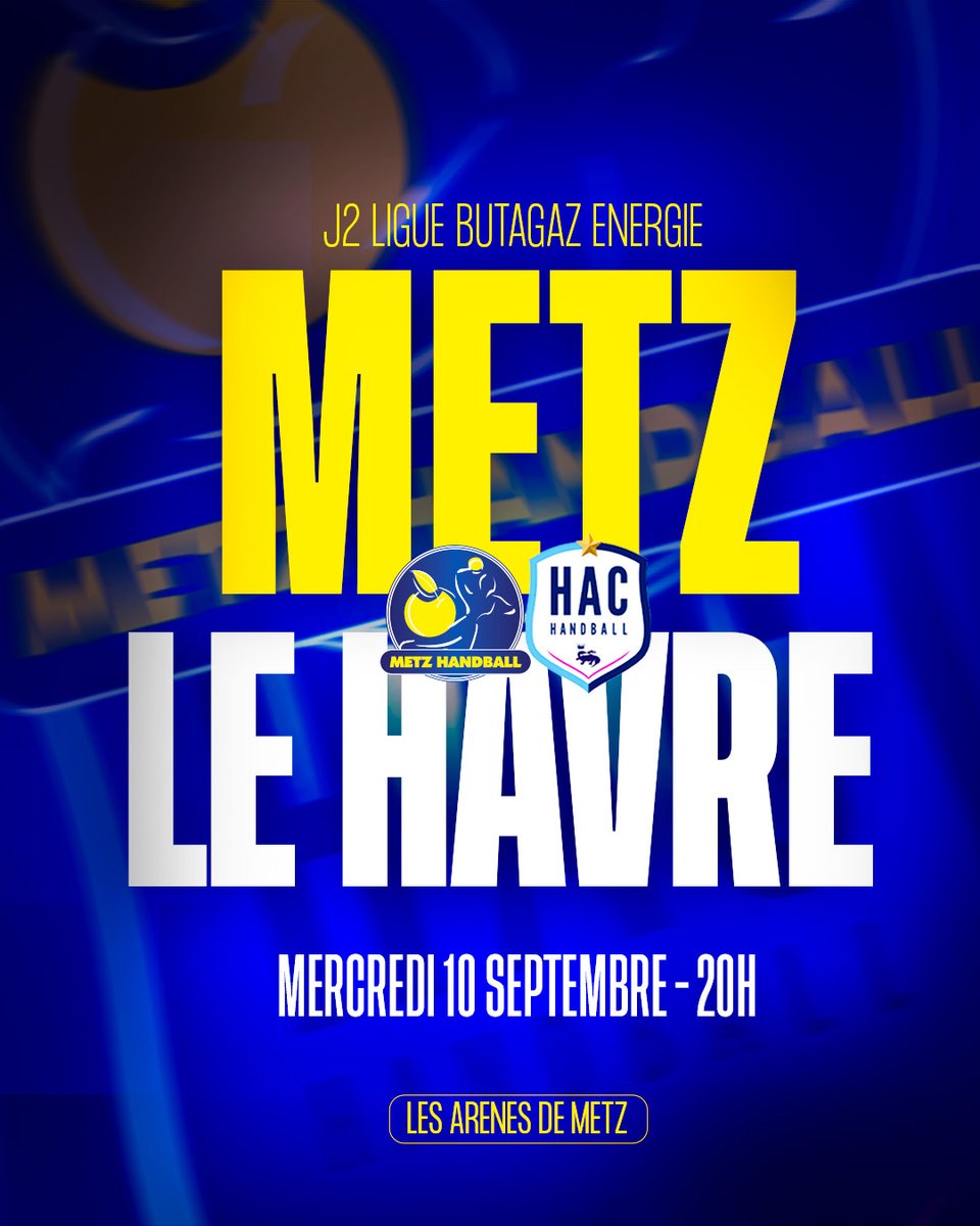 Metz Handball (@metzhandball) on Twitter photo 𝐎𝐮𝐯𝐞𝐫𝐭𝐮𝐫𝐞 𝐁𝐢𝐥𝐥𝐞𝐭𝐭𝐞𝐫𝐢𝐞 !
📅 𝕄𝕖𝕣𝕔𝕣𝕖𝕕𝕚 𝟙𝟘 𝕤𝕖𝕡𝕥𝕖𝕞𝕓𝕣𝕖 à 20h, les Dragonnes font leur entrée aux Arènes de Metz pour leur premier match à domicile de la saison avec la réception du <a href="/HacHandball/">HAC Handball</a> lors de la 2️⃣ème journée de <a href="/LFH_Officiel/">LFH_Officiel</a> 💥
Tous 𝐎𝐮𝐯𝐞𝐫𝐭𝐮𝐫𝐞 𝐁𝐢𝐥𝐥𝐞𝐭𝐭𝐞𝐫𝐢𝐞 !
📅 𝕄𝕖𝕣𝕔𝕣𝕖𝕕𝕚 𝟙𝟘 𝕤𝕖𝕡𝕥𝕖𝕞𝕓𝕣𝕖 à 20h, les Dragonnes font leur entrée aux Arènes de Metz pour leur premier match à domicile de la saison avec la réception du <a href="/HacHandball/">HAC Handball</a> lors de la 2️⃣ème journée de <a href="/LFH_Officiel/">LFH_Officiel</a> 💥
Tous