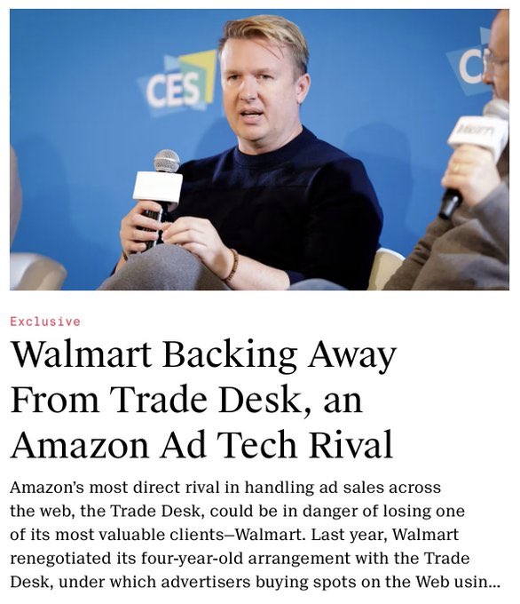 Sam_Badawi's tweet photo. $WMT is one of $TTD most valuable clients.

This is something… https://t.co/hEe9QCM2WI