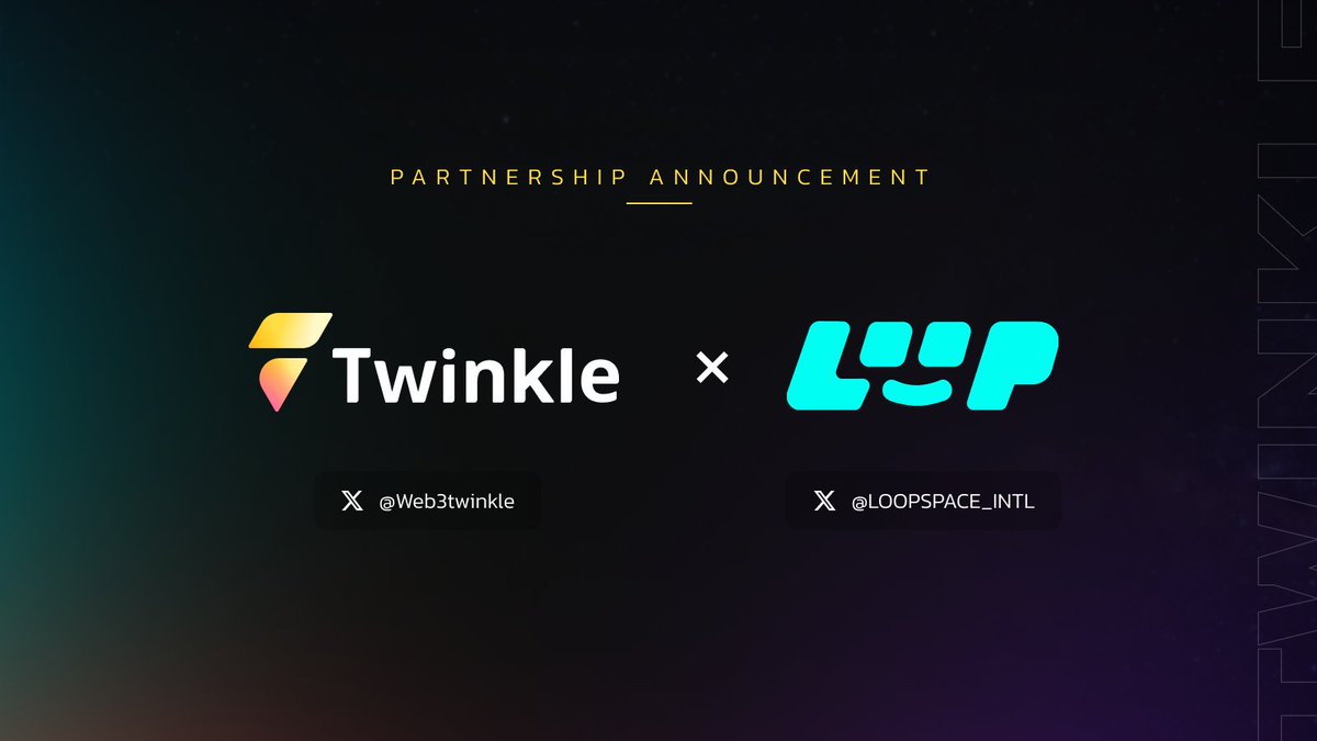 🚀 <a href="/Web3Twinkle/">Twinkle</a> 正式上線 <a href="/LOOPSPACE_xyz/">LOOP SPACE｜中文</a>  🎬✨

LOOPSpace 是一家專注於 Web3 直播與社群互動的 SocialFi 平台，集內容創作、社群運營與鏈上經濟於一體，正為 Web3 用戶打造全新的互動娛樂體驗。

💬 你最想在 LOOPSpace 上看到哪類 Twinkle 節目？評論告訴我們 👇
📲