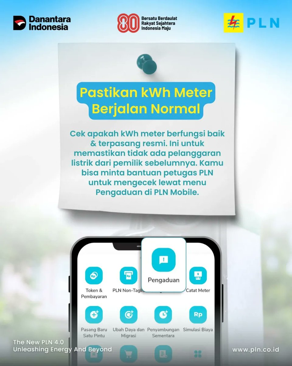 SahabatPLNJkt's tweet photo. Beli atau sewa rumah itu nggak cuma soal harga dan lokasi, Electrizen. Listriknya juga harus diperhatikan dulu ya supaya kamu nyaman saat menghuni rumahnya! PLN kasih kamu tips nya, nih! Yuk disimak. #TipsPLN #PLNUntukSemua #PLNUntukIndonesia https://t.co/zPCYSYHbIa