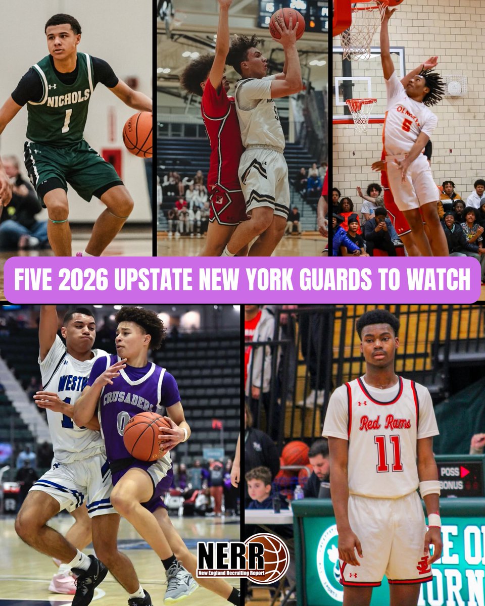 With the start of school approaching, we decided to take a look at five Western/Upstate New York 2026 guards primed for big seasons. 

Debut article as well for new NERR contributing writer Bryce Charney!

newenglandrecruitingreport.com/in-the-news/fi…