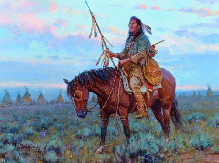 "Morning's Guard"
By artist Martin Grelle